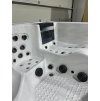 Vířivka Kassiopea pro 6 osob perla/světle hnědá 210x210x92 cm