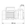 LX Wasserpumpe für Whirlpools LP250 2,5HP (1-Speed) - BC-LXLP250