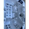 Spa Corall for 3 people pearl/dark grey 201x149x88 cm