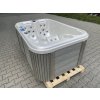 Whirlpool für 2 Personen perlmutt/hellgrau 184x124x78 cm