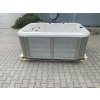 Whirlpool für 2 Personen perlmutt/hellgrau 184x124x78 cm