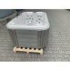 Whirlpool für 2 Personen perlmutt/hellgrau 184x124x78 cm