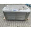 Whirlpool für 2 Personen perlmutt/hellgrau 184x124x78 cm