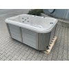 Whirlpool für 2 Personen perlmutt/hellgrau 184x124x78 cm