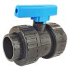 kulovy ventil pvc 48 mm lepeni lepeni