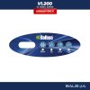 Balboa control panel VL200 - label/ sticker