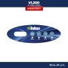 Balboa Ovládací panel VL200 - Polep/ nálepka - 11095