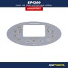 Davey / Spa Power Ovládací panel SP1200 Grey - Polep/nálepka - Q616016-1