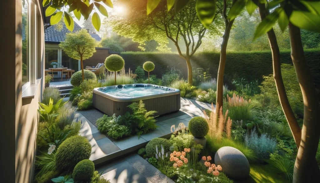 ZAČLENĚNÍ VÍŘIVKY DO PŘÍRODNÍ ZAHRADY: DOKONALÝ ZÁŽITEK Z RELAXACE