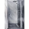 Sanotechnik Sanoflex Brava sprchové dveře, šířka 90cm, otevírací celokřídlové + nástěnný profil (Šířka nástěnného profilu Šířka nástěnného porfilu 3,4 - 4,5 cm)