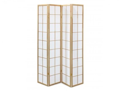 Paraván 4 dielny ACRON natural