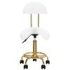 sedlova kozmeticka stolicka s operadlom beautyone 6001 g | biela | 3
