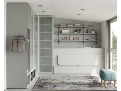 sklopná postel s psacím stolem