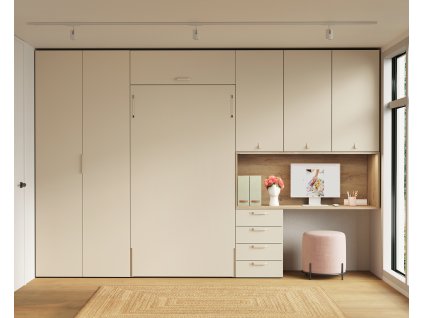 sklopná postel s psacím stolem