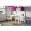 nidi letto castello con scrivania e scaletta per cameretta camelot