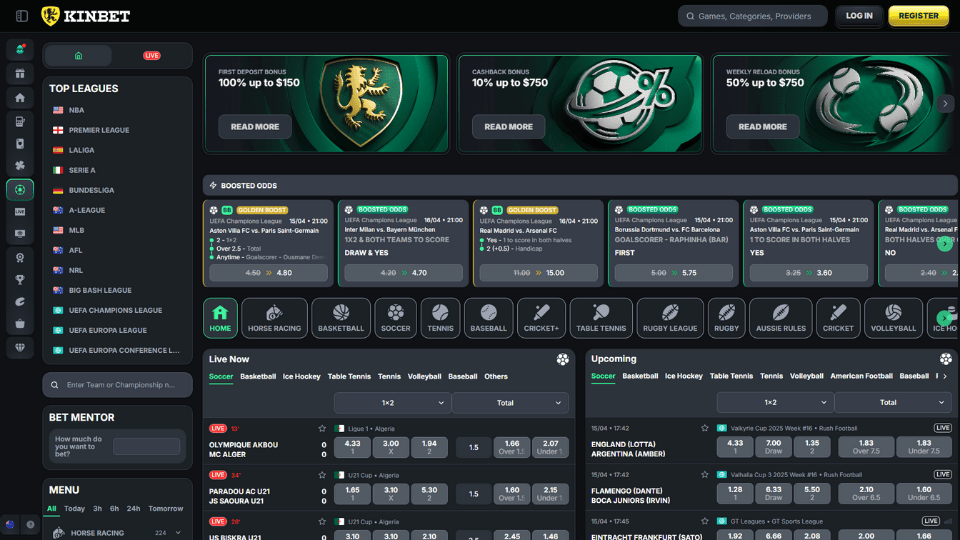 Kinbet Sportwetten