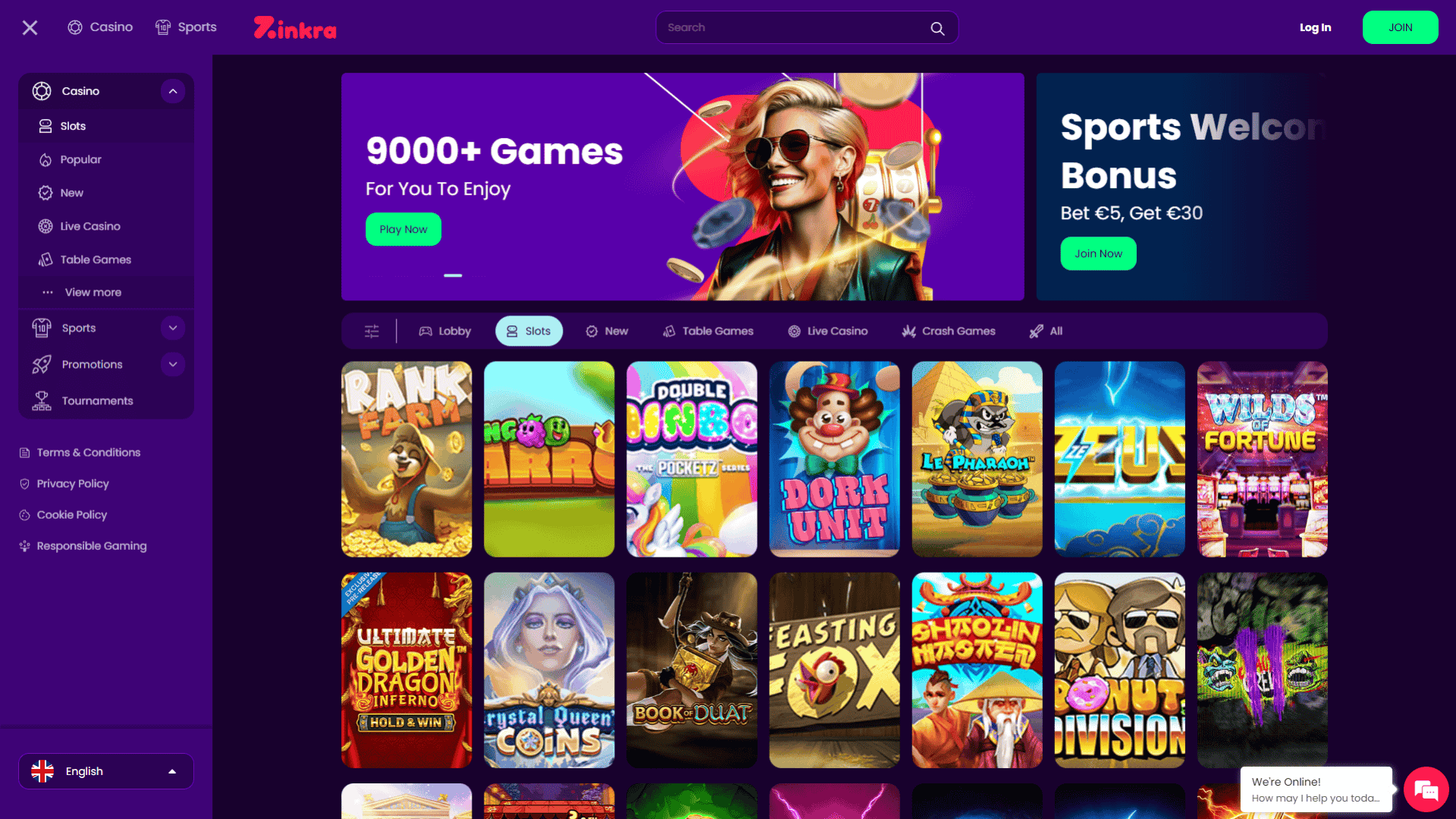 Zinkra Casino