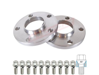 Sada podložek 13 mm 5×112 66,6 + šrouby – BMW