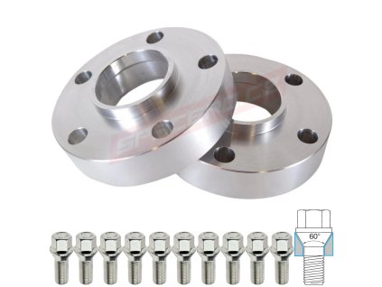 Sada podložek 30 mm 5×112 66,6 + šrouby – BMW