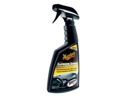 Meguiar’s Supreme Shine Vinyl & Rubber Protectant – ochrana interiérových plastů, vysoký lesk (473 ml)