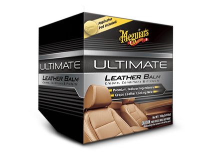 Meguiar’s Ultimate Leather Balm – luxusní balzám na kůži (160 g)