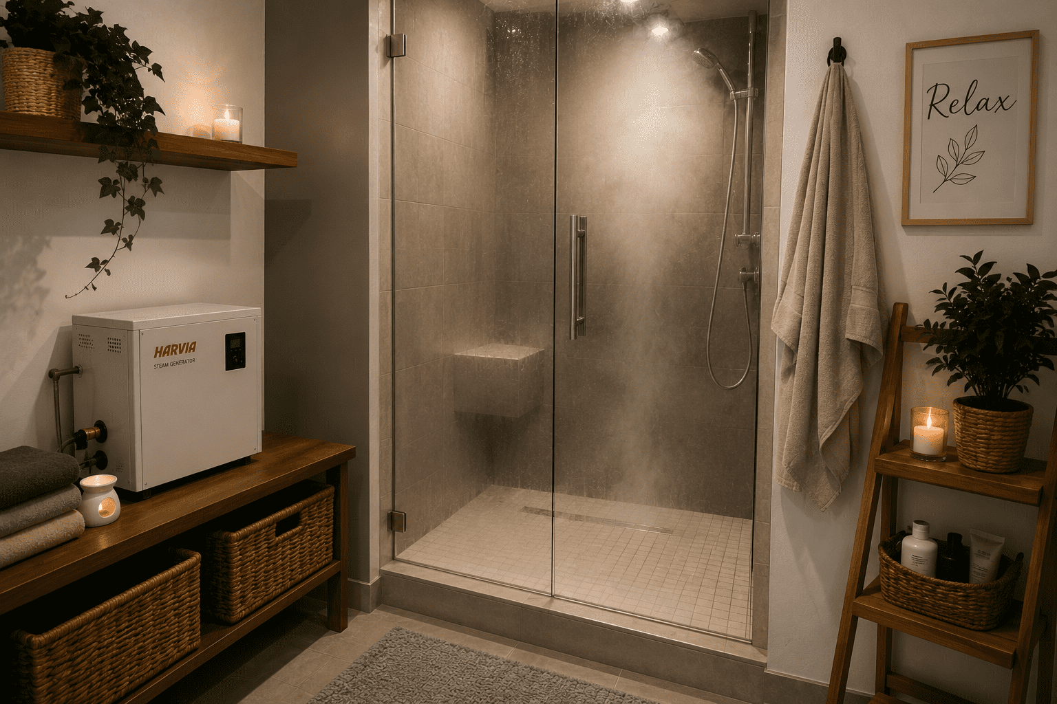 Domáce wellness s parnou saunou