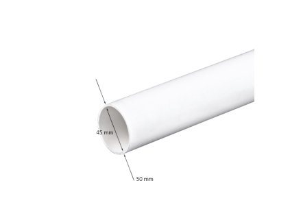 3390 1 pripojovaci potrubi prumer 50mm 1m 02709
