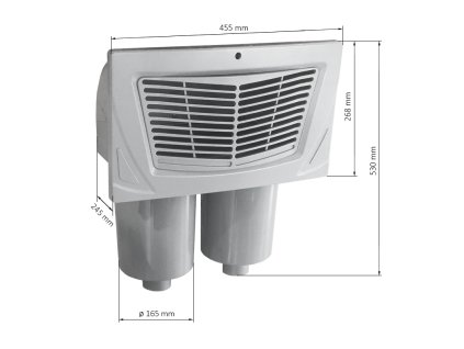 1764 2 rising dragon skimmer pro virivku komplet swim spa double 1 15 163301