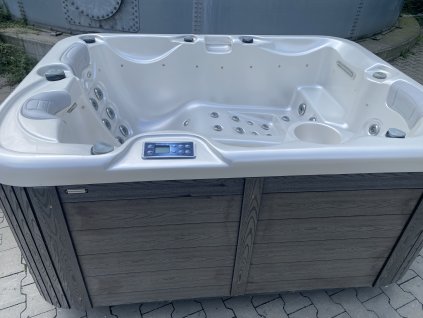 5307 1 virivka pro 3 osoby perla tmave seda 201x149x88 cm