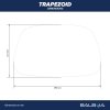 Trapezoid New version Dimensions mm