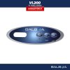 963 1 balboa ovladaci panel vl200 polep nalepka 11219