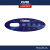 954 1 balboa ovladaci panel vl200 polep nalepka 11852