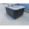 5301 2 virivka pro 3 osoby perla tmave seda 201x149x88 cm