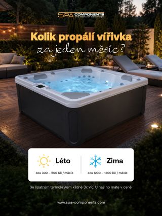 Bojíte se astronomických účtů za elektřinu ve vířivce? Provoz moderní vany vás reálně vyjde na cenu jedné kávy denně....