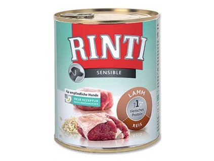 rinti-dog-sensible-konzerva-jehne-ryze-800g