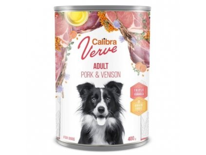 calibra-dog-verve-konzerva-gf-adult-pork-venison-400g