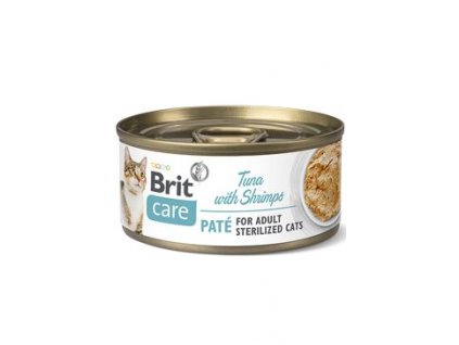 brit-care-cat-konzerva-pate-sterilized-tuna-shrimps-70g