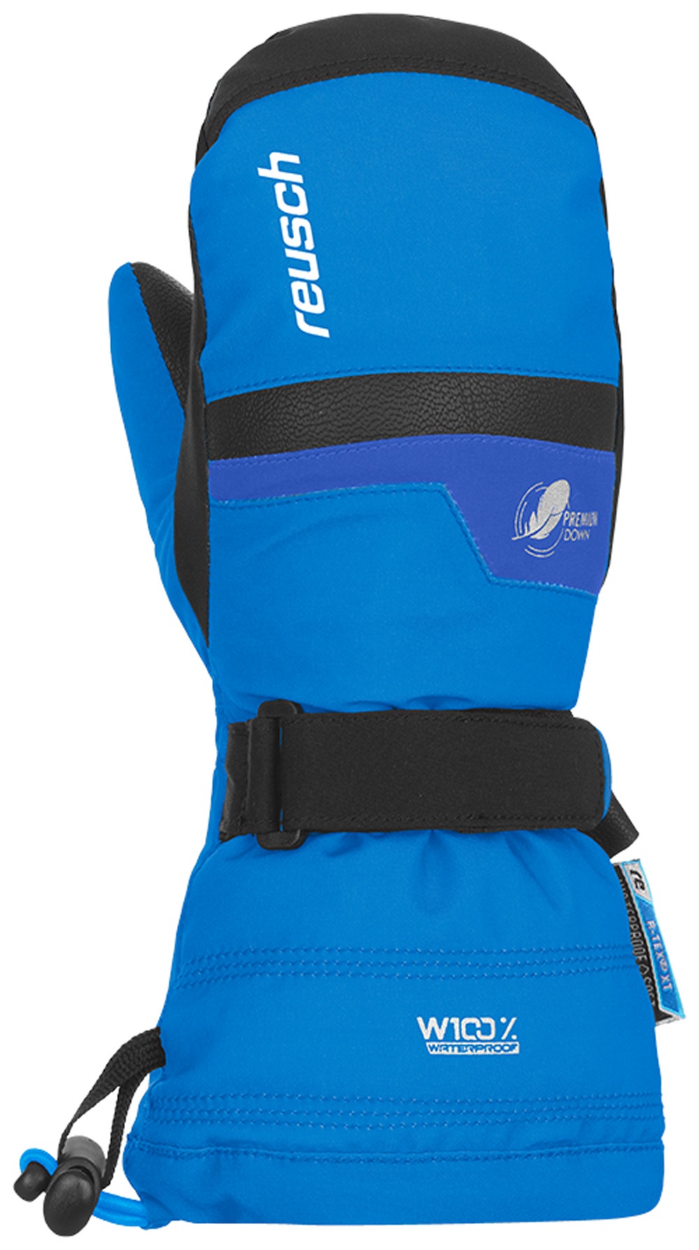 Lyžařské rukavice Reusch Kadir Down R-TEX® XT Mitten Barva: modrá, Velikost: 4