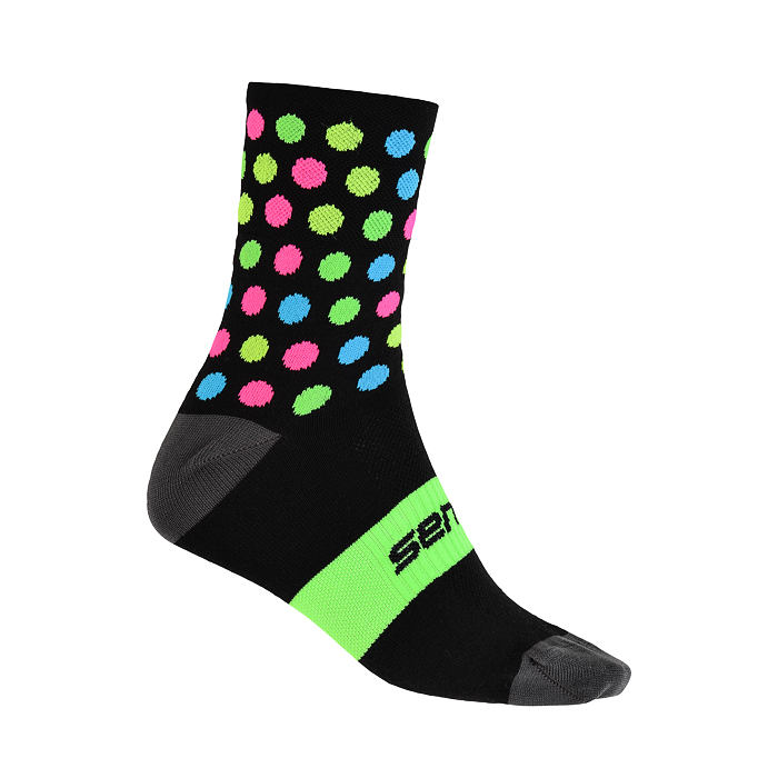 Ponožky Sensor Dots Barva: černá/bílá, Velikost: 3-5
