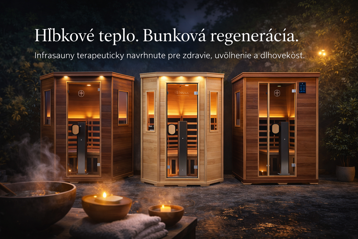 Infrsauny. Hĺbkove teplo. Bunková regenerácia