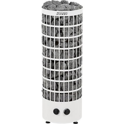 23037 saunova kamna harvia cilindro 7 kw bila s vestavenym ovladanim