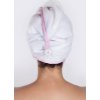 23988 1 candy dream bily turban s ruzovo bilym lemem na vlasy