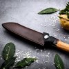 FORGED - kožené pouzdro na Santoku nůž 18 cm