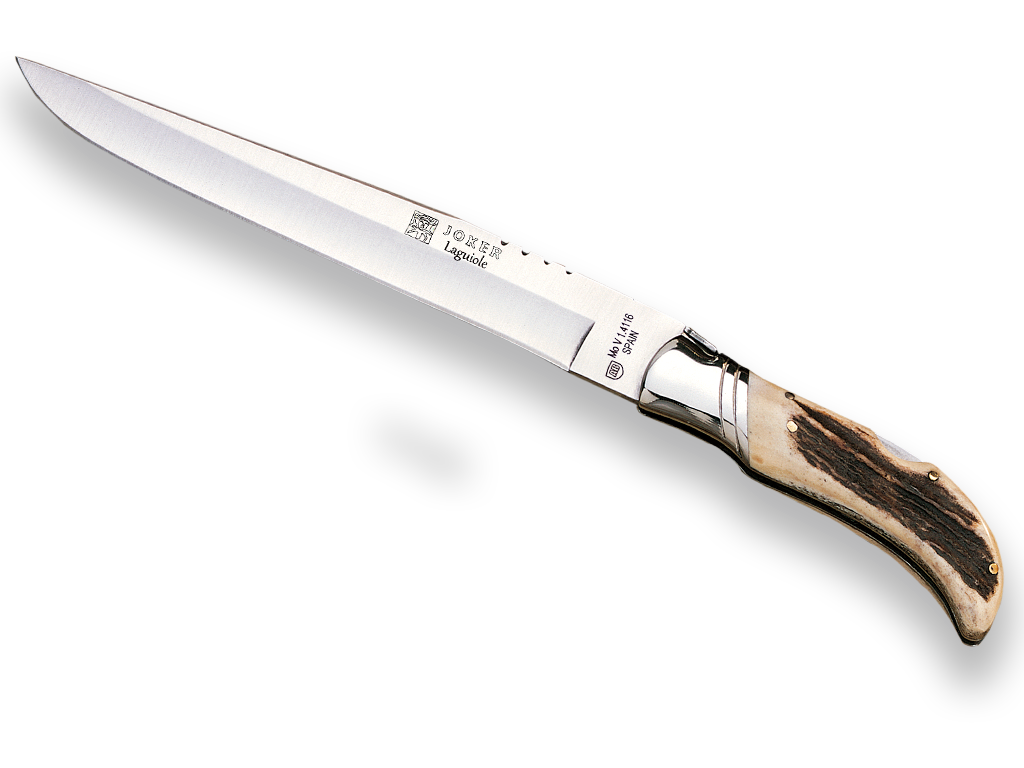 Skládací lovecký nůž Joker 195mm (jelení paroh)