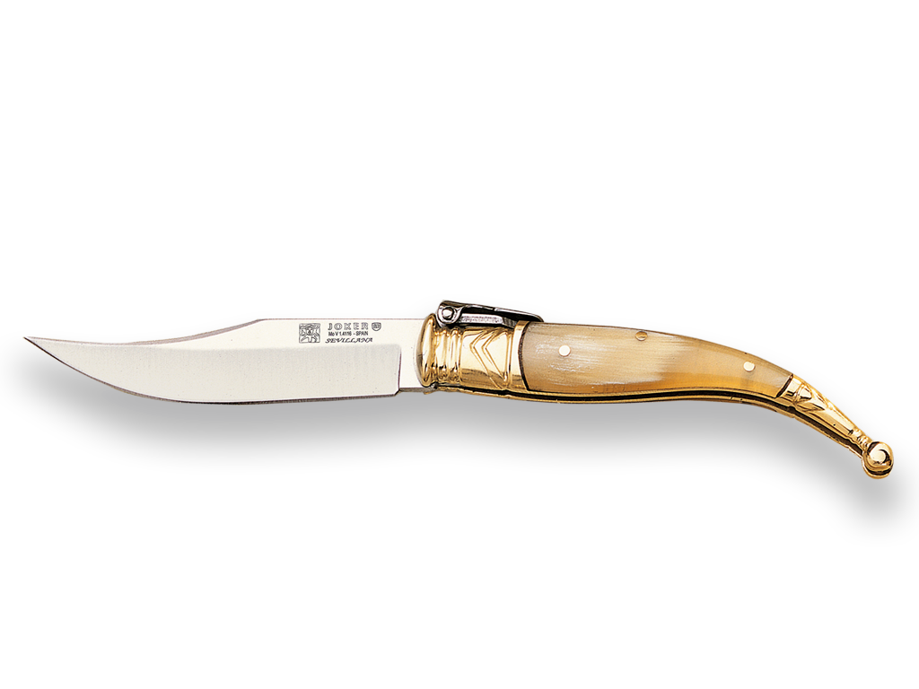 Klasický španělský kapesní nůž 75mm Joker (býčí roh)