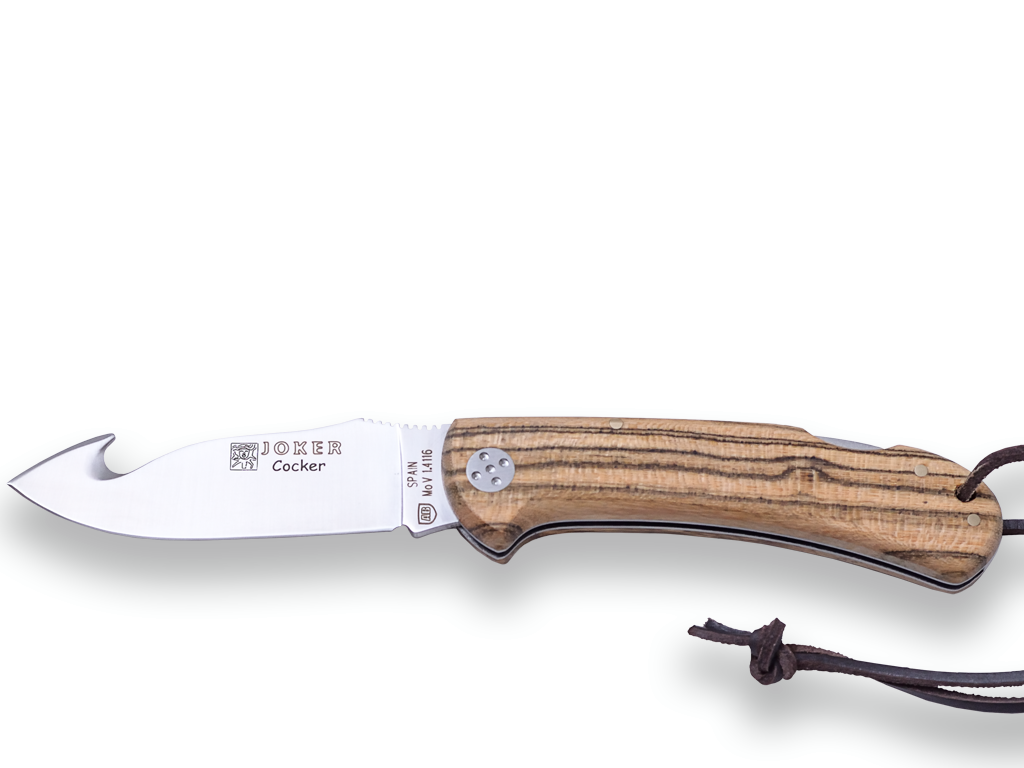 Fotografie Skládací lovecký nůž Cocker Joker 90mm (mexický palisandr)