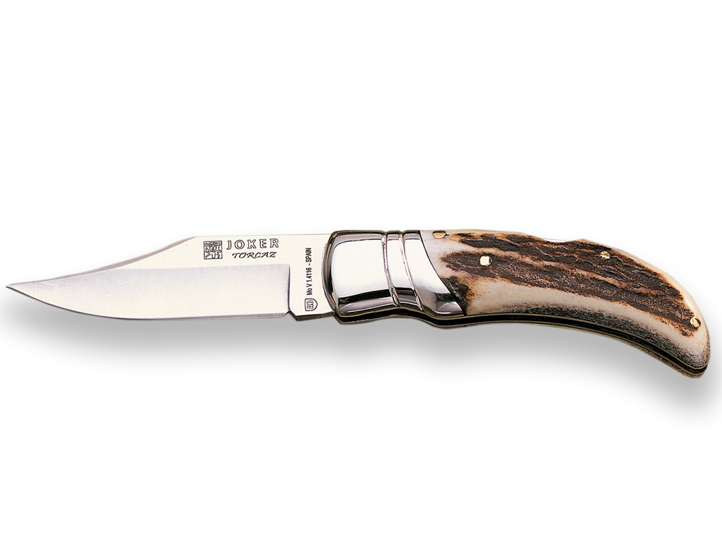 Fotografie Skládací lovecký nůž Torkaz Joker 75mm (jelení paroh)