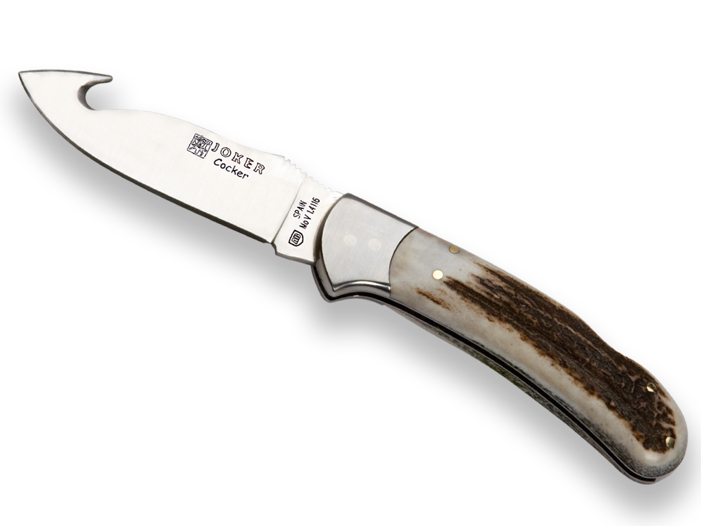 Skládací lovecký nůž Cocker Joker 90mm (jelení paroh)