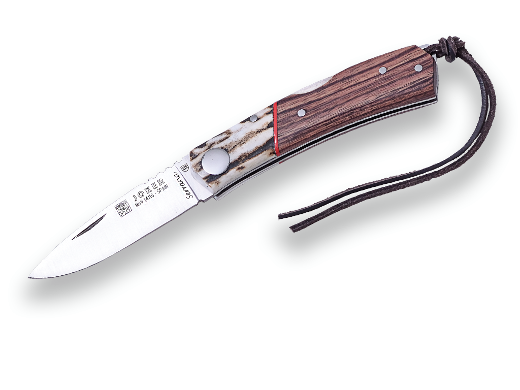 Fotografie Skládací nůž Serrana Joker 70mm (palisandr/jelení paroh)