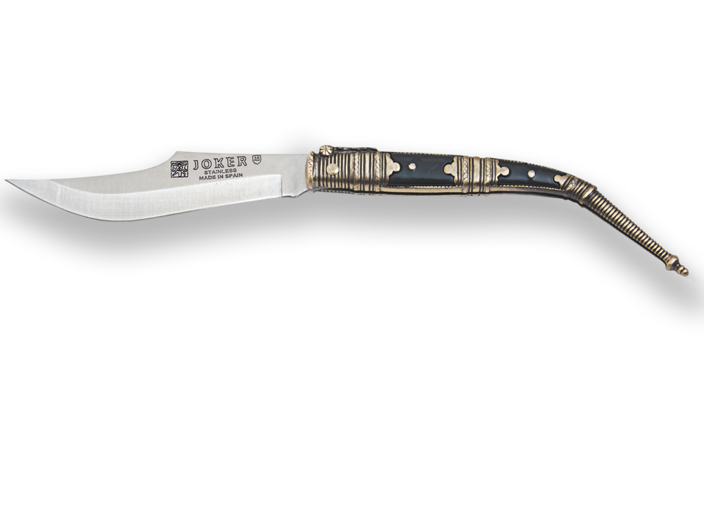 Klasický španělský kapesní nůž 100mm Joker (zdobený zamak)